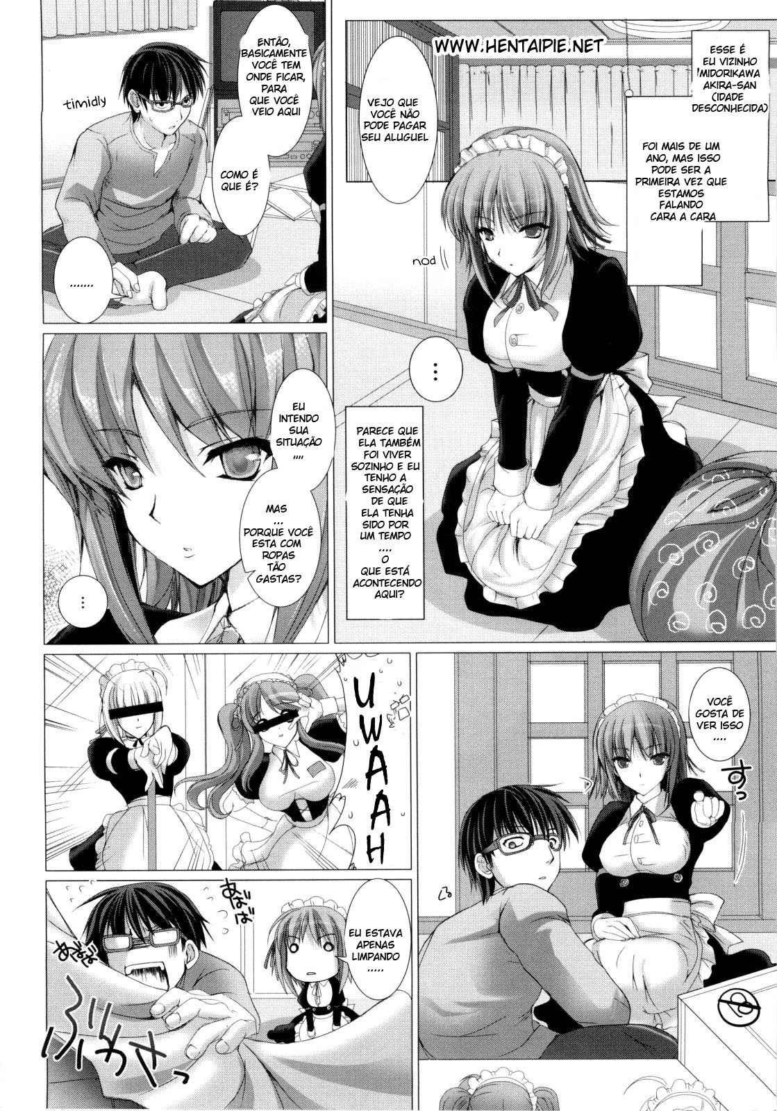 [Kizuki Aruchu] Maid Yome - Maid Bride Ch. 1-5 [Portuguese-BR] [HentaiPie] page 8 full