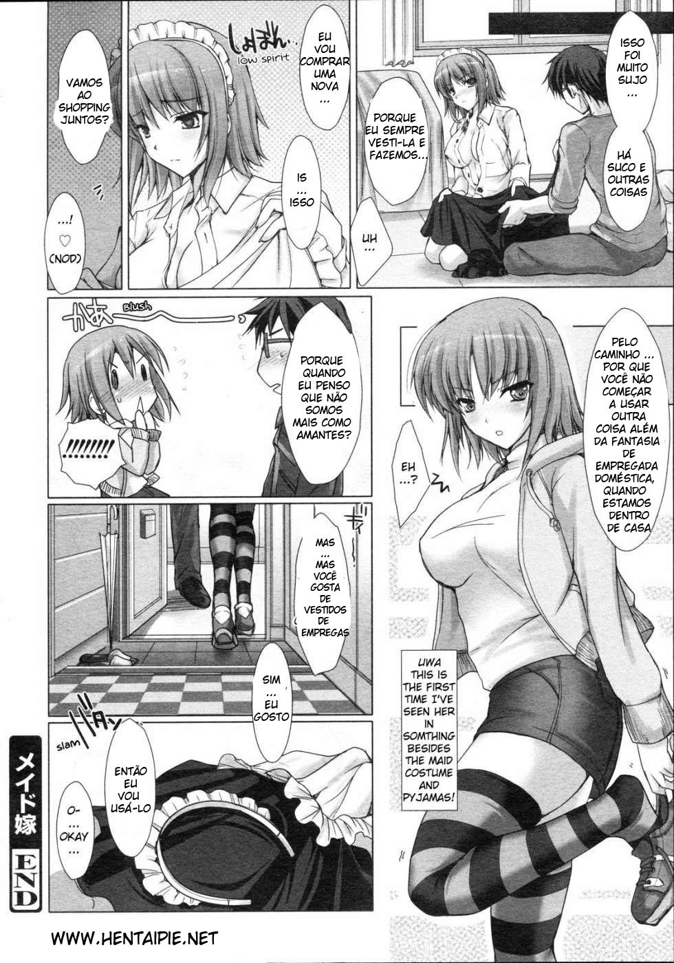 [Kizuki Aruchu] Maid Yome - Maid Bride Ch. 1-5 [Portuguese-BR] [HentaiPie] page 80 full