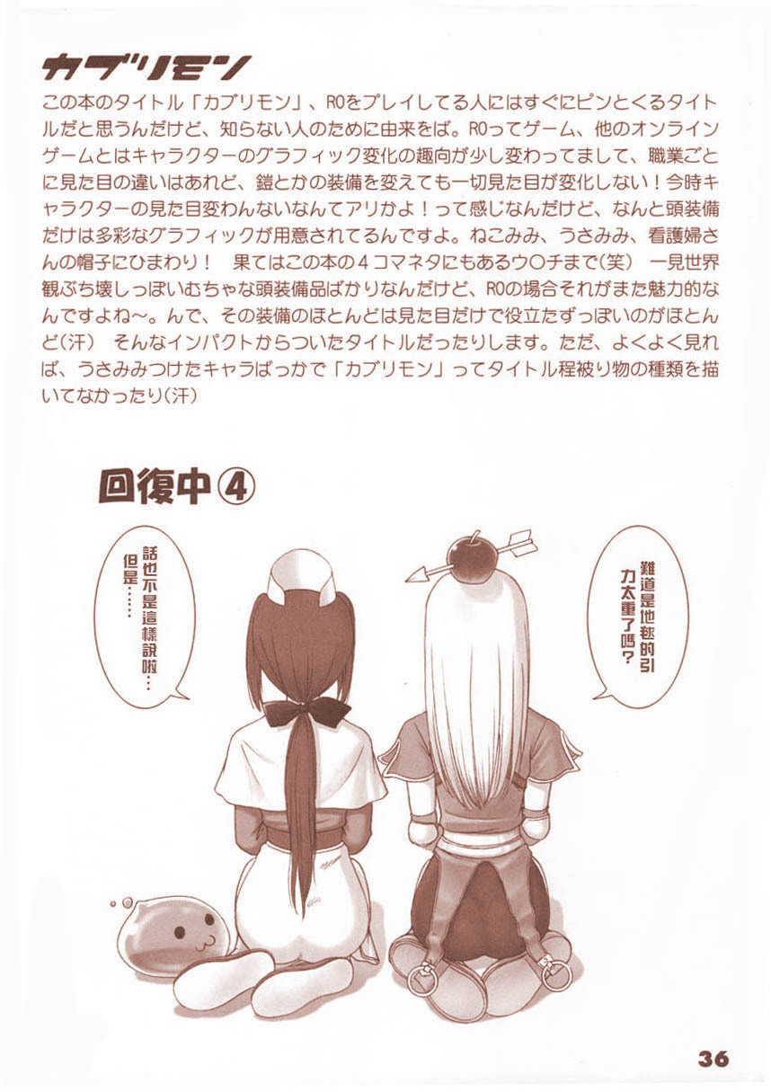 (C63) [T2 ART WORKS (Tony)] Kaburimon Vol. 1 (Ragnarok Online) [Chinese] [Decensored] page 34 full