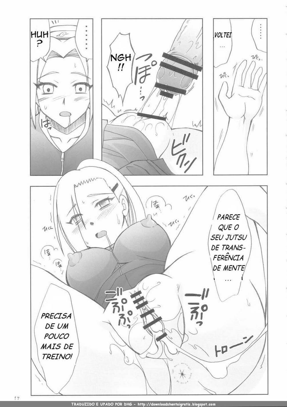 (Futaket 5) [Hijouguchi (TEI-OH-K-TAKAMURO)] Futanari Kokoro Tenshin (Naruto) [Portuguese-BR] page 17 full