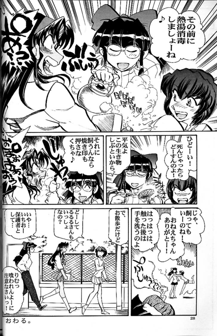 (CR30) [Kacchuu Musume (Tsukasa Jun)] Shiritsu Sangendou Gakuen Akaten Gou (Samurai Spirits) page 27 full