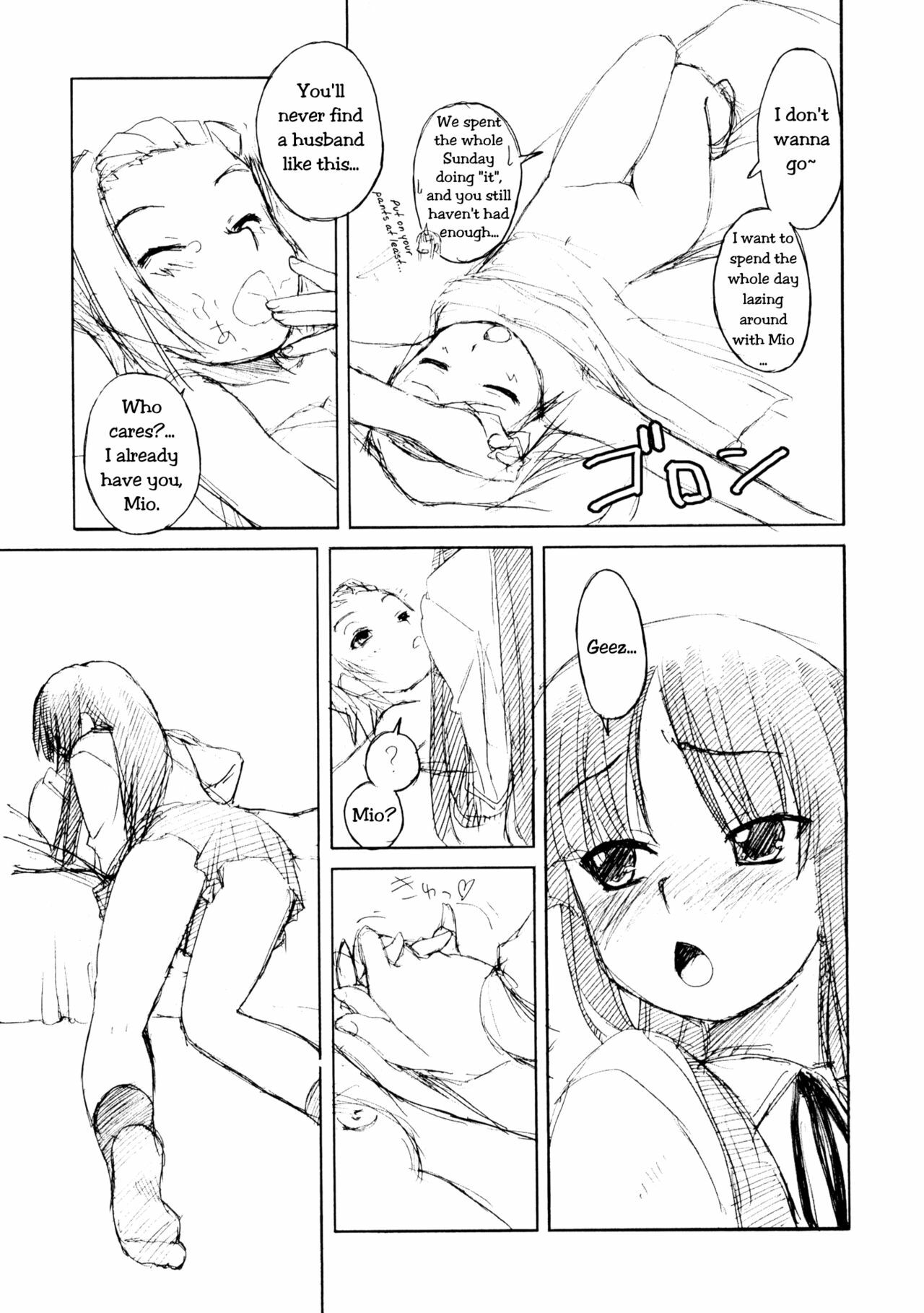 [Shinobi no Yakata (Iwama Yoshiki)] Ritsu x Mio Yuri to iu yori wa Les (K-ON!) [English] page 12 full