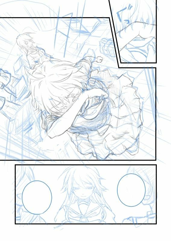 Deaf - Underdrawing page 13 full