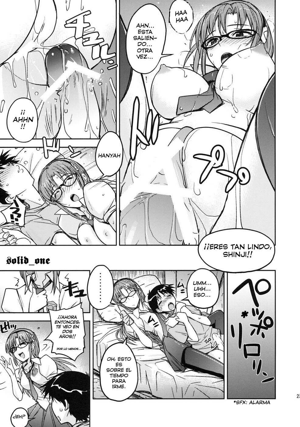 (C76) [Poyopacho (UmiUshi)] Poyopacho W (Rebuild of Evangelion) [Spanish] [solid_one] page 22 full