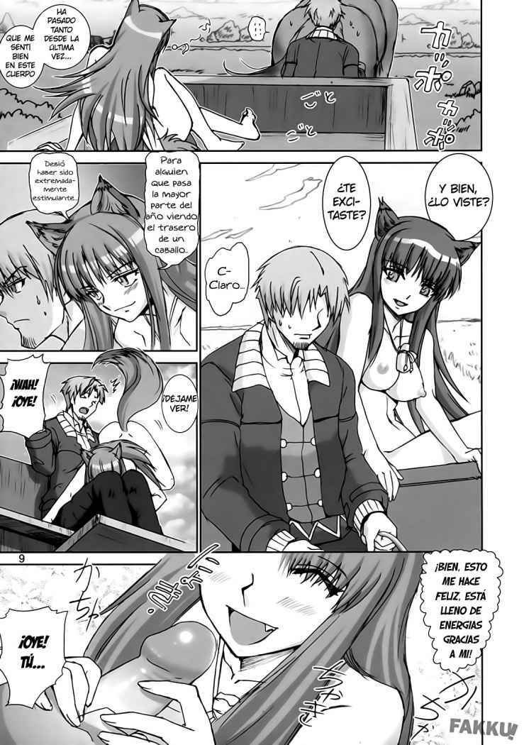 (SC38) [Raijinkai (Haruki Genia)] Wolf Road (Spice and Wolf) [Spanish] [Amante Anime] page 9 full