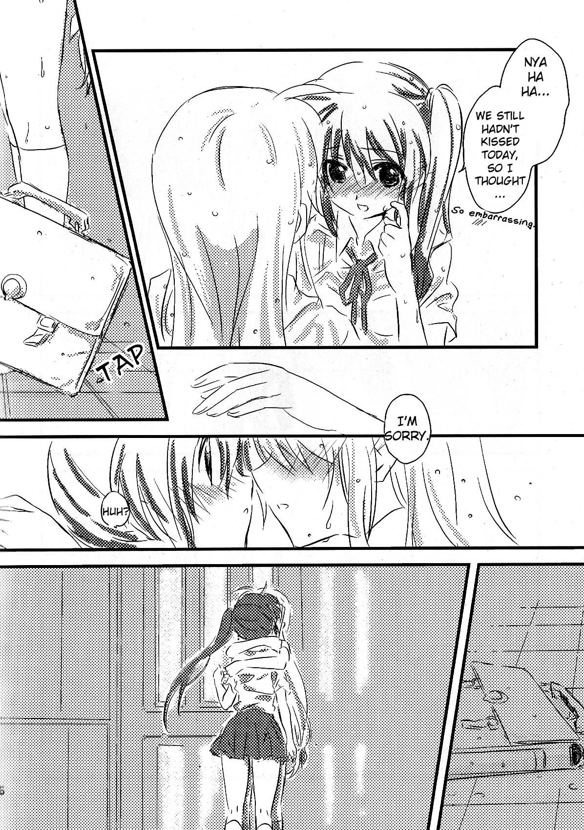 (C76) [kuri koro. (tokoharu)] Yuudachi | Evening Rain (Mahou Shoujo Lyrical Nanoha) [English] [NanoFate + Wings of Yuri] page 5 full