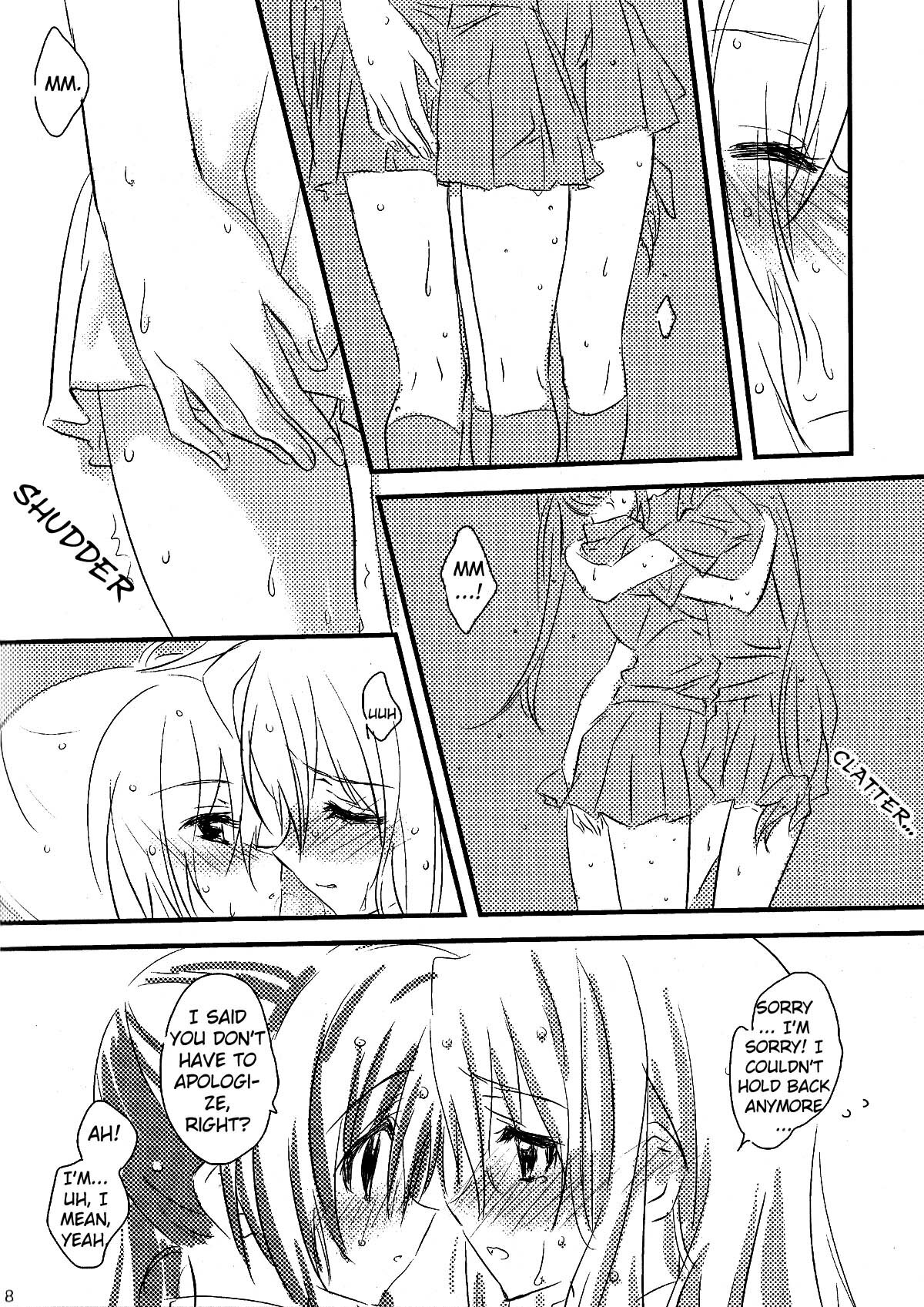 (C76) [kuri koro. (tokoharu)] Yuudachi | Evening Rain (Mahou Shoujo Lyrical Nanoha) [English] [NanoFate + Wings of Yuri] page 7 full