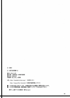 (Reitaisai 6) [Kara no Tsuki (Juuno Yayoi, Minazuki Maya)] Touhou Mousou Kyou 12 (Touhou Project) [English] [desudesu] - page 29