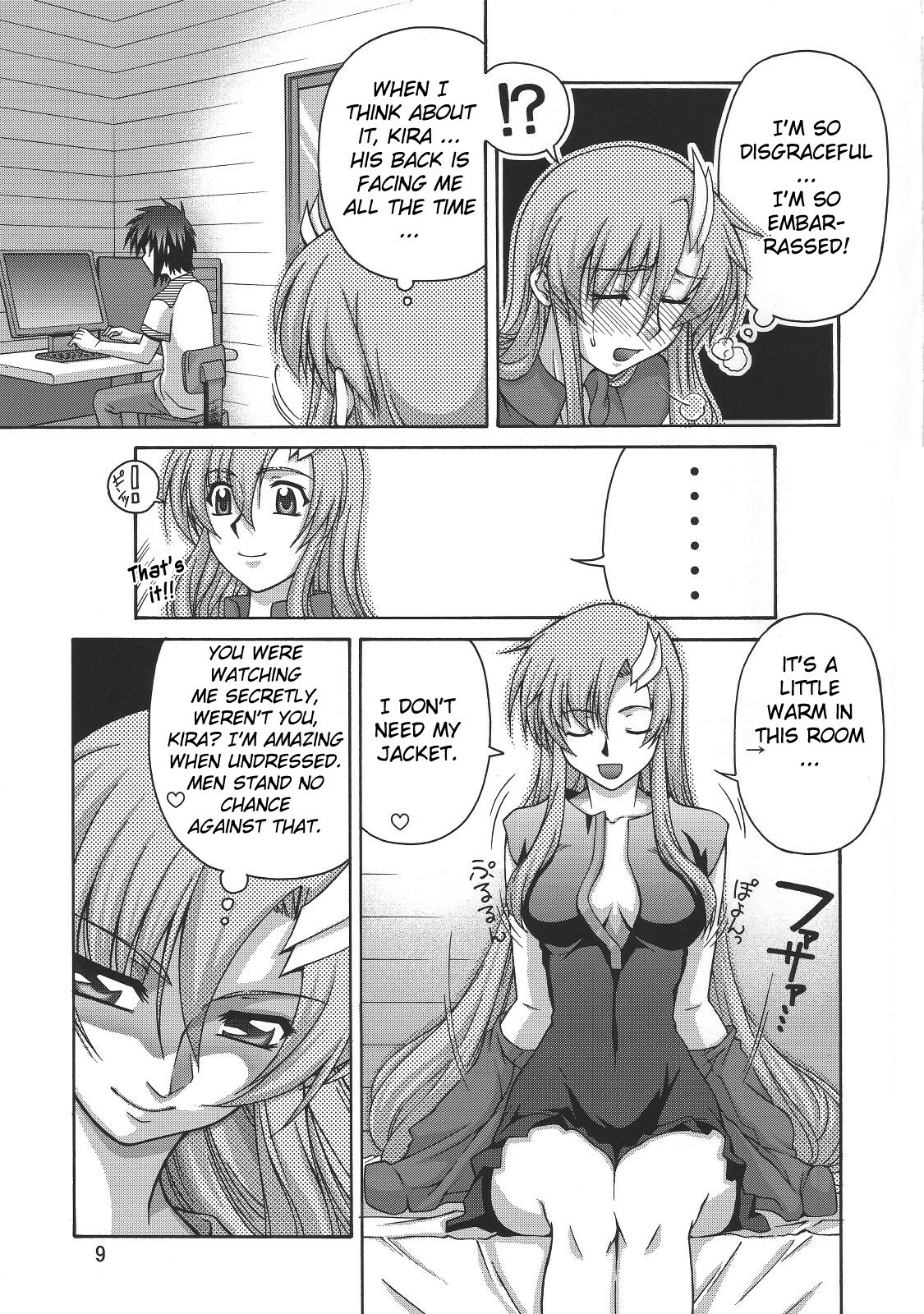 (C70) [GOLD RUSH (Suzuki Address)] Thank you! From Gold Rush (Gundam SEED DESTINY) [English] {doujin-moe.us} page 9 full