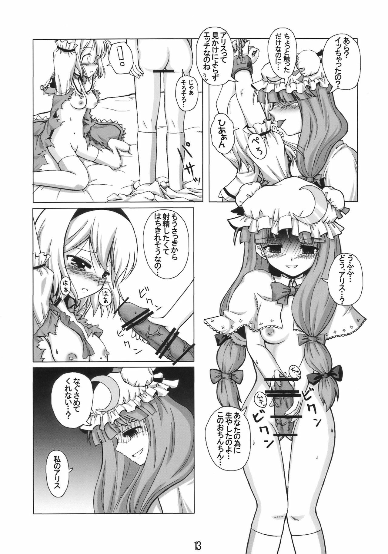 (C77) [Yuuyuutei, Choco Zakura (Kinagi Yuu, Reiso)] Hiibitsu (Touhou Project) page 13 full