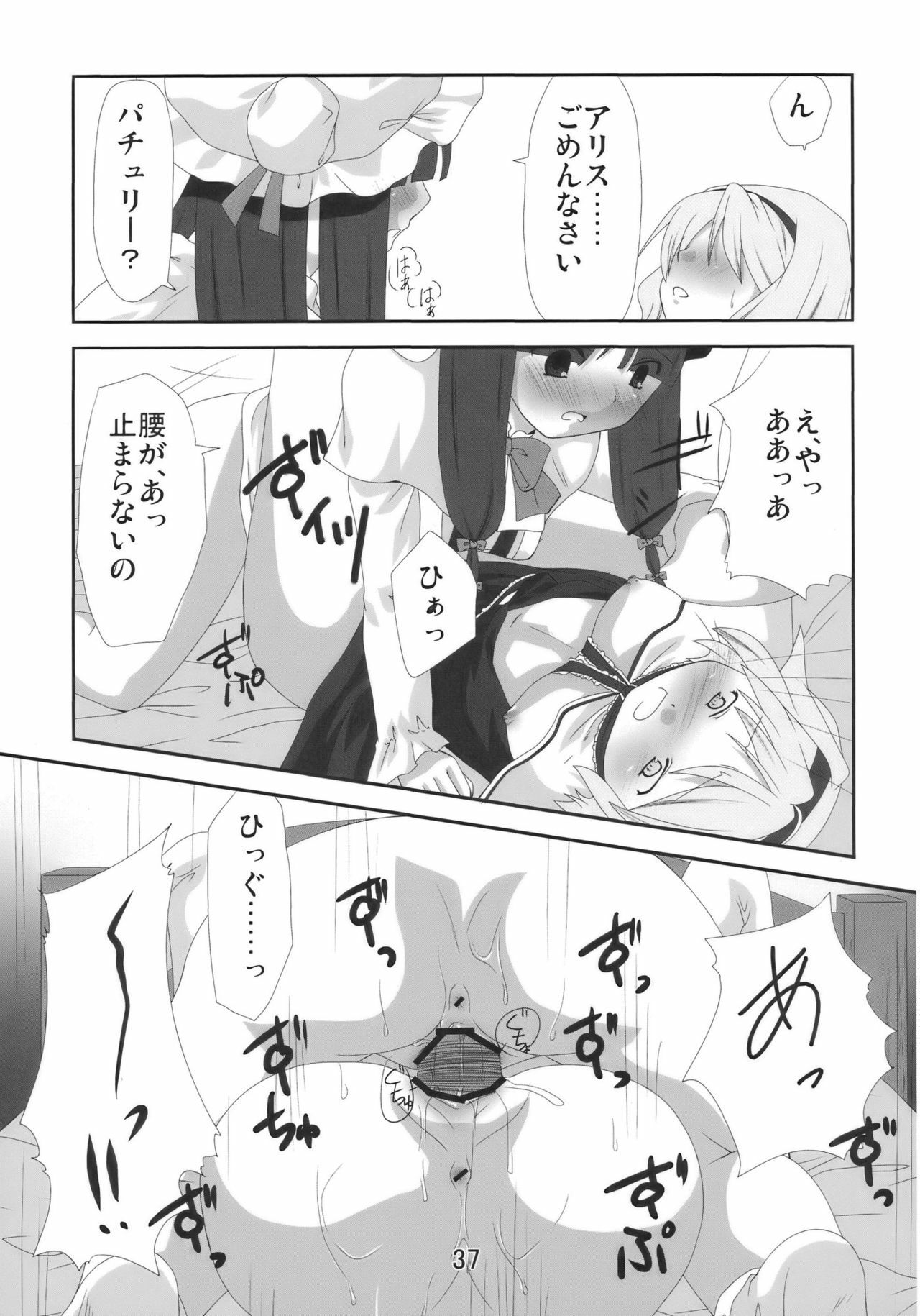 (C77) [Yuuyuutei, Choco Zakura (Kinagi Yuu, Reiso)] Hiibitsu (Touhou Project) page 37 full