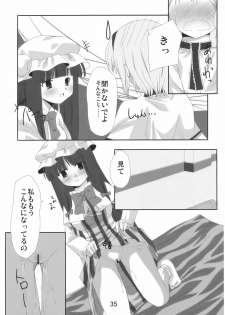 (C77) [Yuuyuutei, Choco Zakura (Kinagi Yuu, Reiso)] Hiibitsu (Touhou Project) - page 35