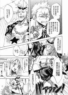 (C77) [Kurione-sha (YU-RI)] Yokujyou Rensa ~Nami ver.~ (ONE PIECE) - page 8