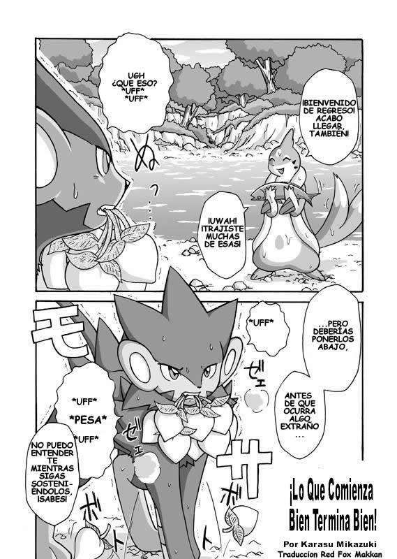 [Mikaduki Karasu] Kekka Yokereba Subete Yoshi | Lo Que Comienza Bien Termina Bien! (Pokémon) [Spanish] [Red Fox Makkan] page 2 full