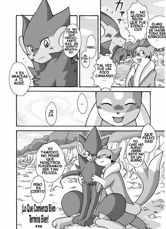 [Mikaduki Karasu] Kekka Yokereba Subete Yoshi | Lo Que Comienza Bien Termina Bien! (Pokémon) [Spanish] [Red Fox Makkan] page 22 full