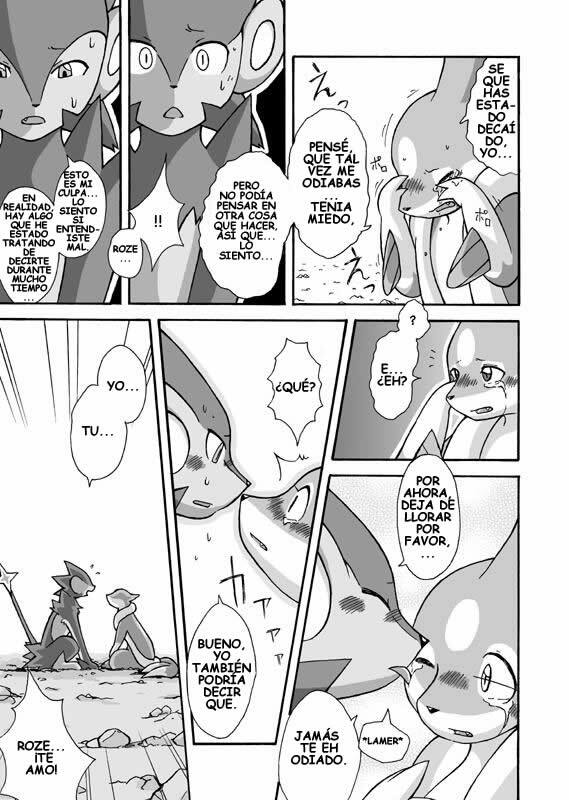 [Mikaduki Karasu] Kekka Yokereba Subete Yoshi | Lo Que Comienza Bien Termina Bien! (Pokémon) [Spanish] [Red Fox Makkan] page 7 full