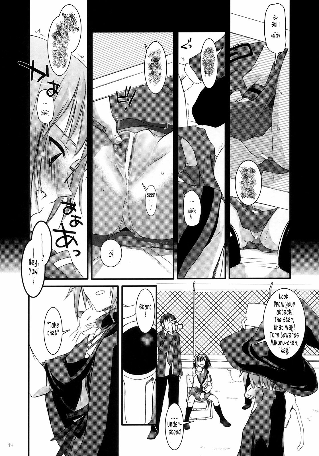 (C70) [Digital Lover (Nakajima Yuka)] D.L. Action 36 (Suzumiya Haruhi no Yuuutsu) [English] [Tonigobe] page 14 full