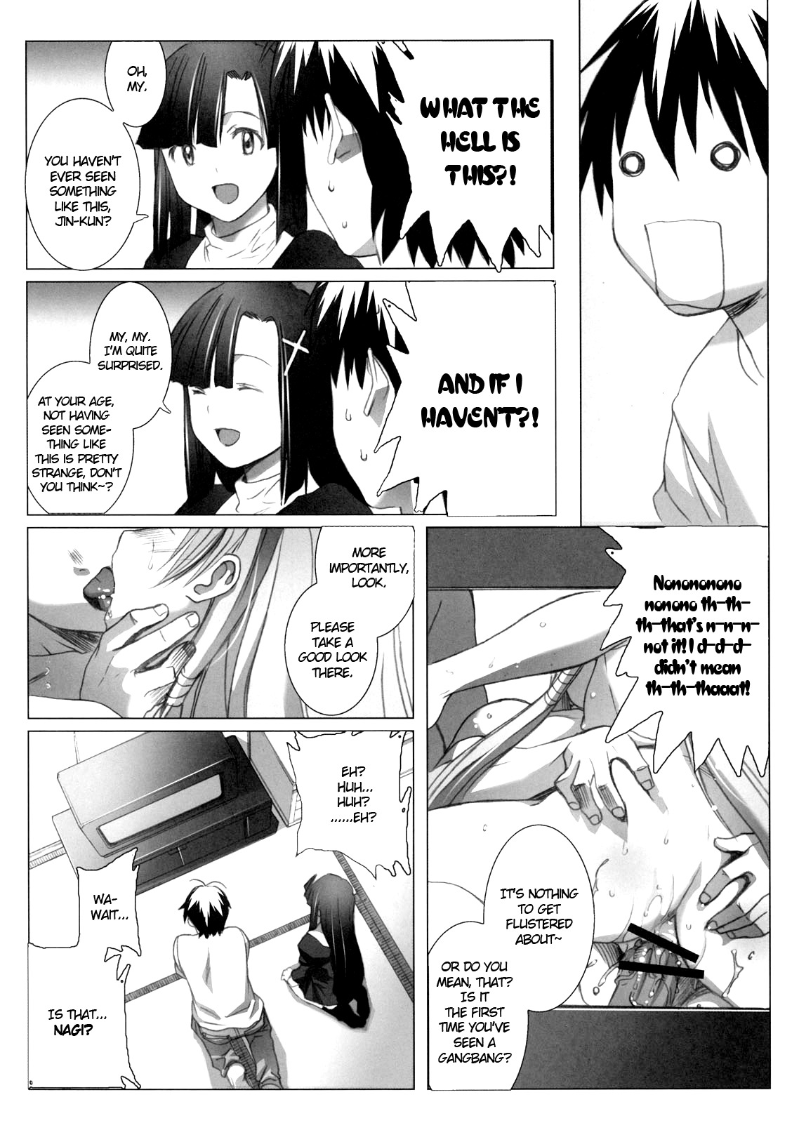 (C75) [TEX-MEX (Red Bear)] Zange-chan Zange-chan, Love-love--- (Kannagi) [English] {Anonygoo} page 7 full