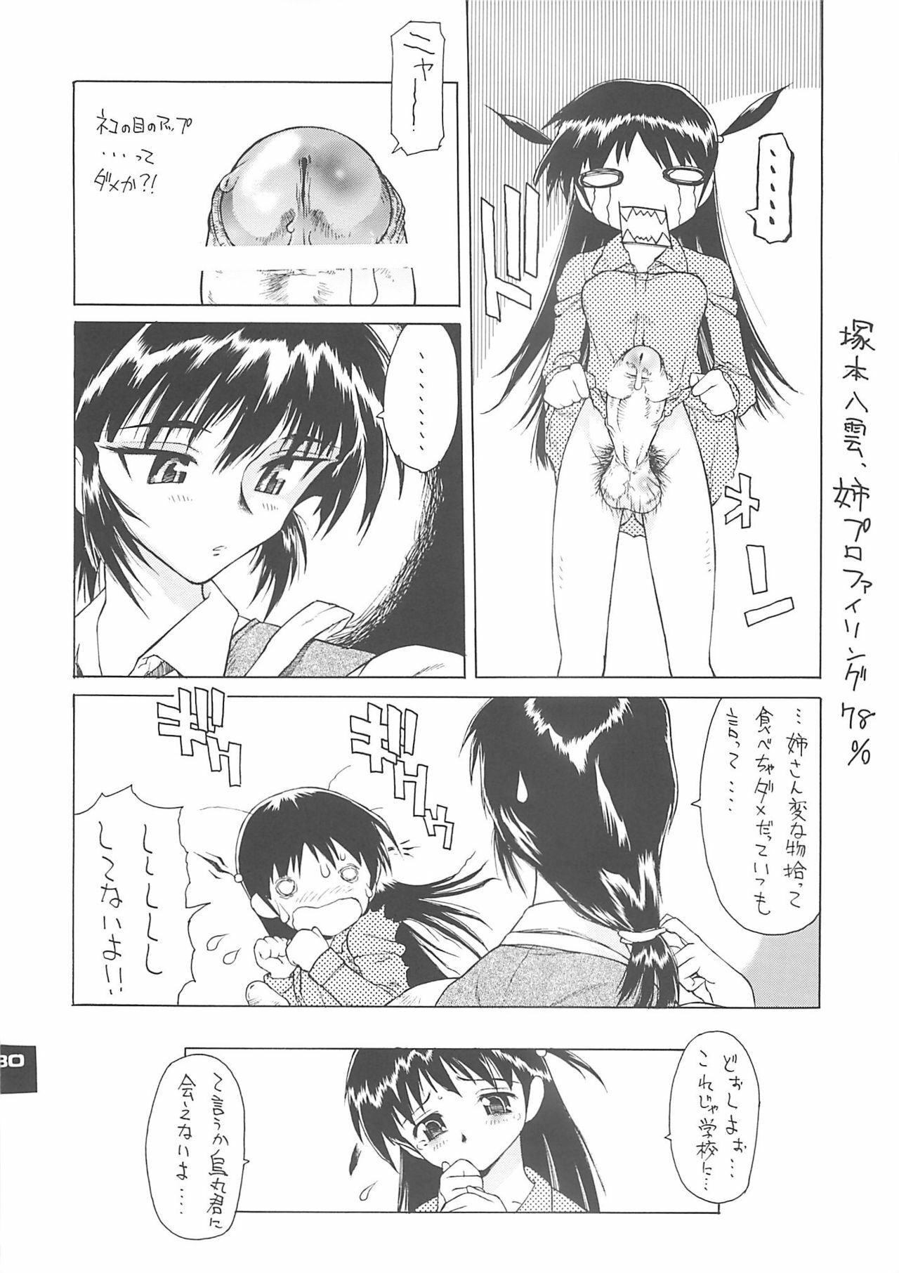 [Sekai no HATE (B-MARY)] MEAN STREAK (Busou Renkin, School Rumble) page 29 full