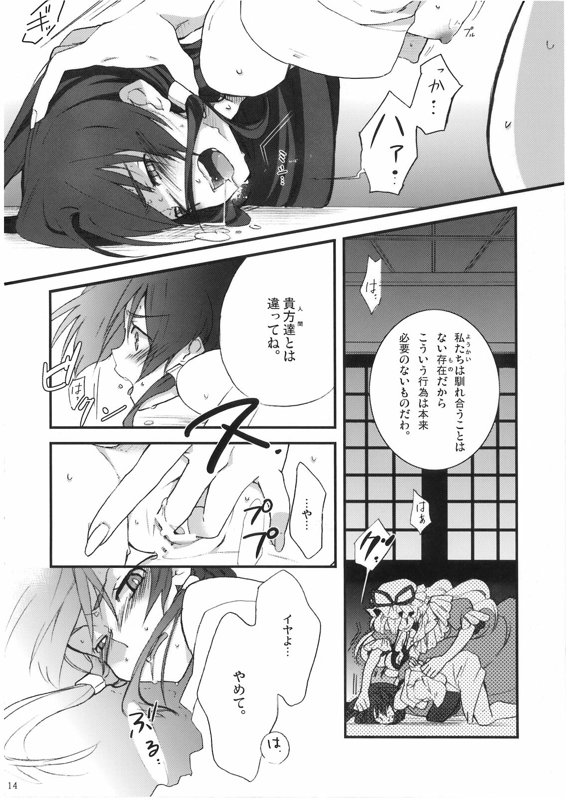 (COMIC1☆3) [Kichinto Tonchiki (Tadano Satoru)] YukaRei (Touhou Project) page 14 full