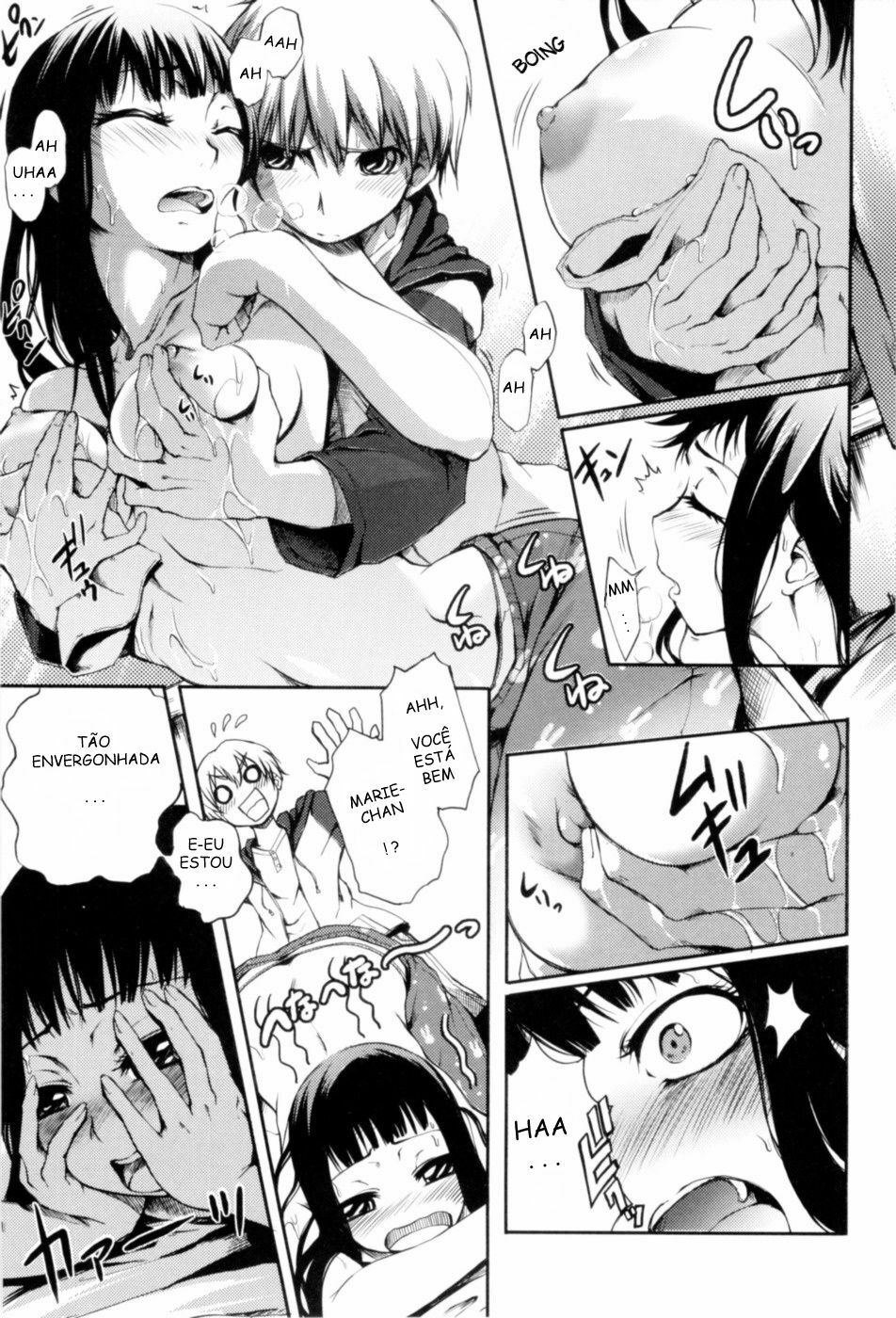 [Maybe] Doki! Otome no Binetsu Taikusen! | Doki Otome's Sickness (Mankai Otome) [Portuguese-BR] [Hentai Arimasu] page 7 full