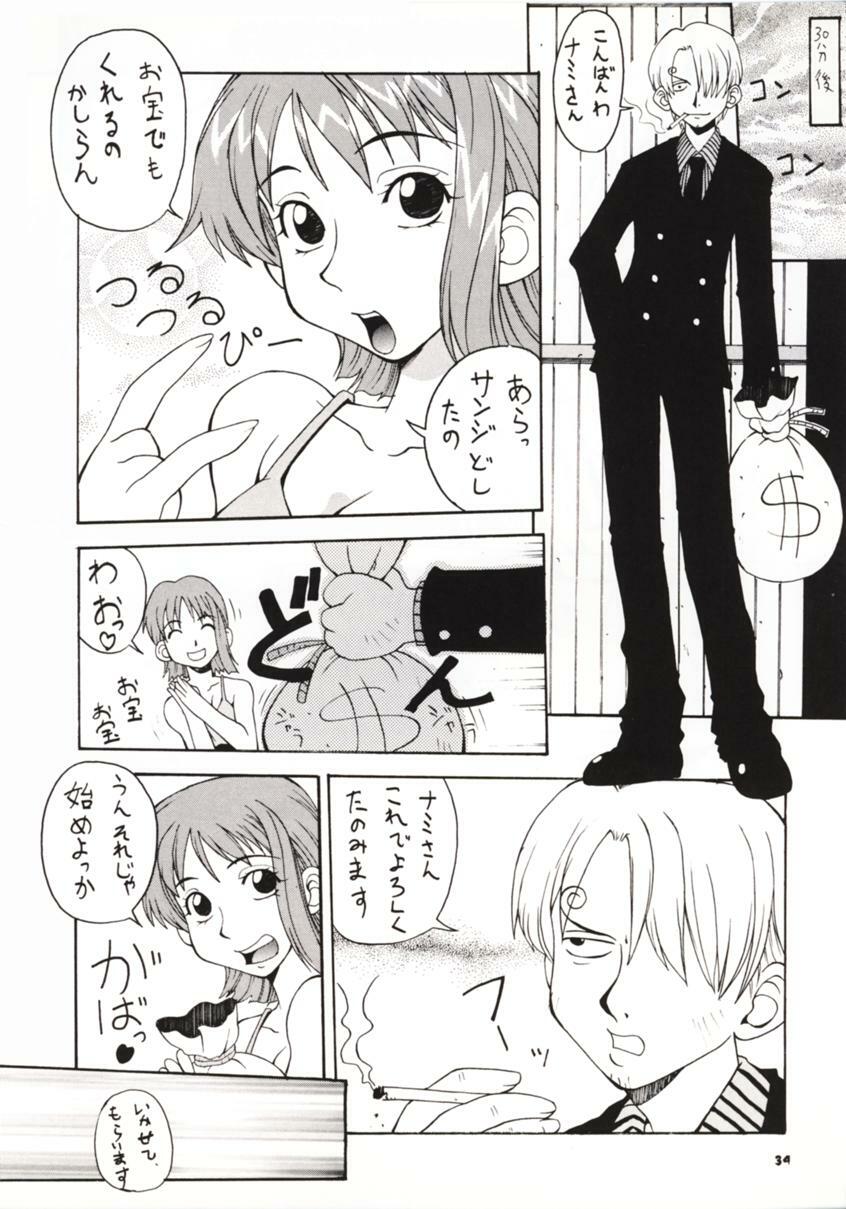 (CR27) [MANGANA (Doluta, Nishimo)] LOVE NAMI (One Piece) page 33 full