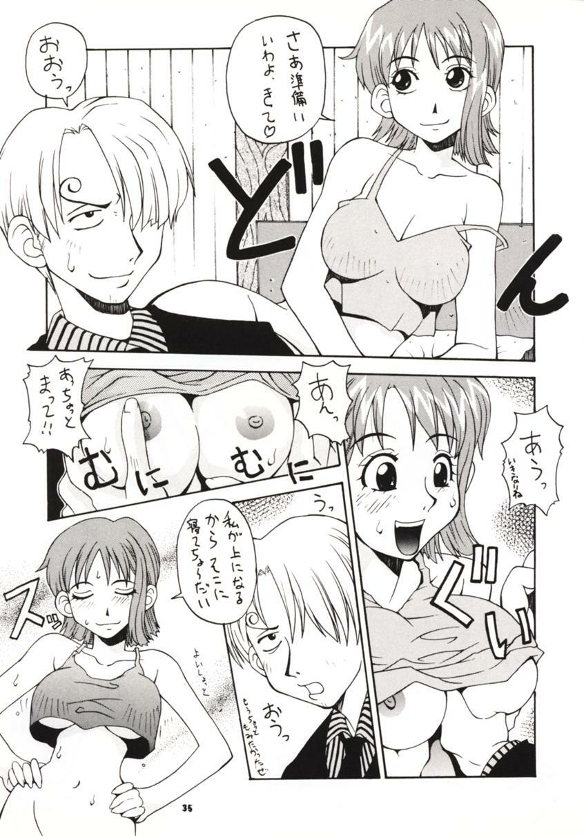 (CR27) [MANGANA (Doluta, Nishimo)] LOVE NAMI (One Piece) page 34 full