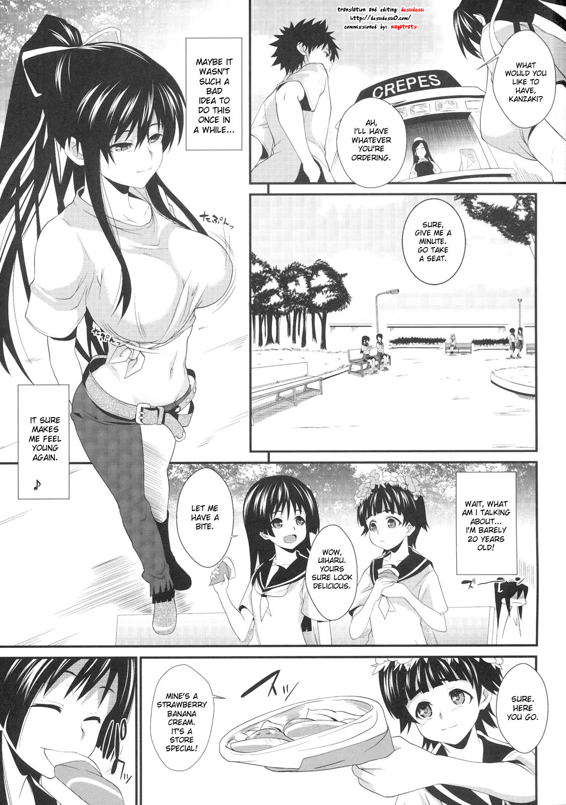 (C77) [SAZ (soba, Soukurou)] Amakusa Moyou na Yon % Plus (Toaru Majutsu no Index) [English] [desudesu] page 2 full