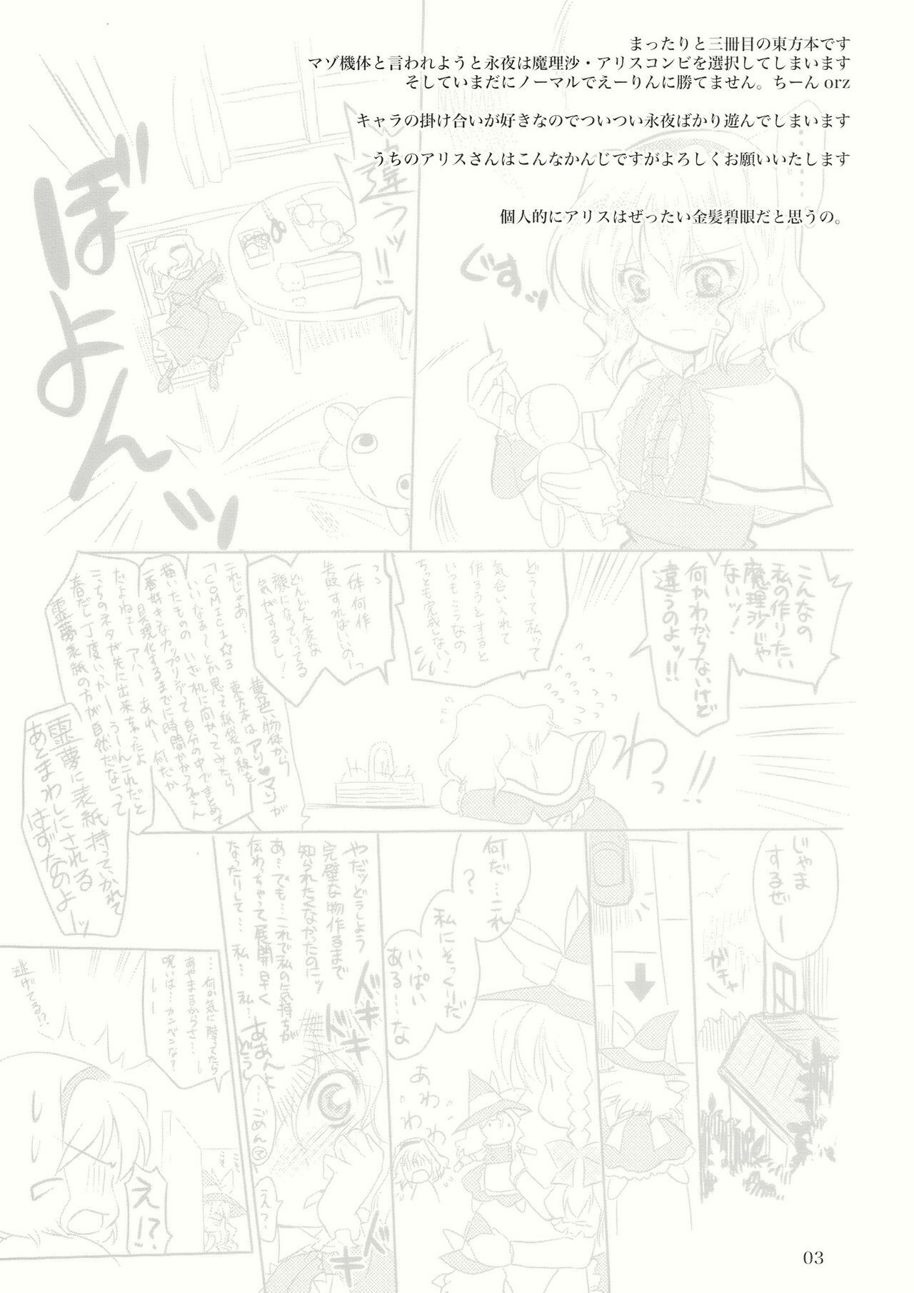 (C77) [PLUM (Kanna)] Luminous Mushrooms (Touhou Project) page 3 full