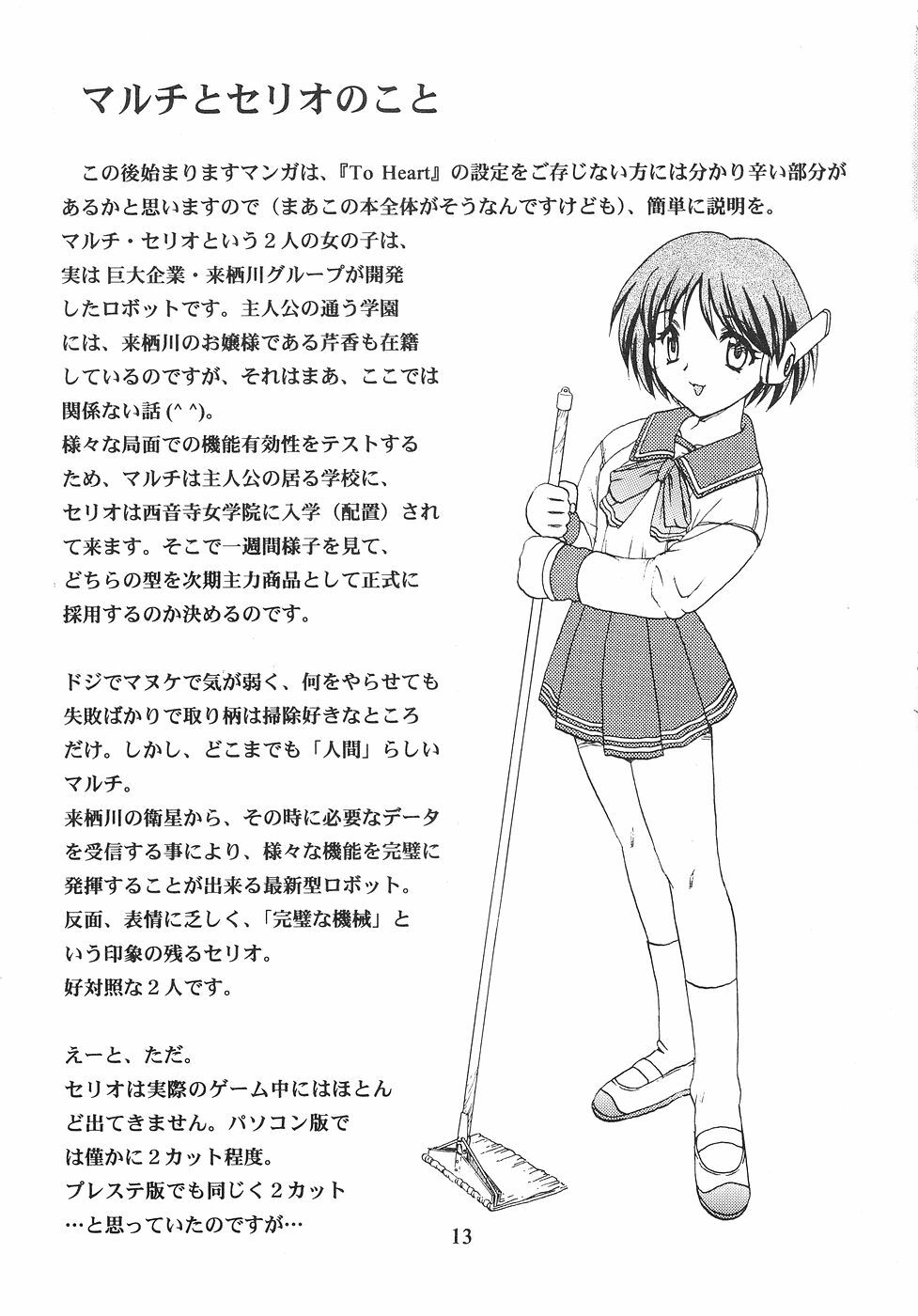 (C56) [Hakuchuu Shobou (Hiryuu Ran)] HANABIRANO-MAU-SAKAMICHI (To Heart) page 12 full