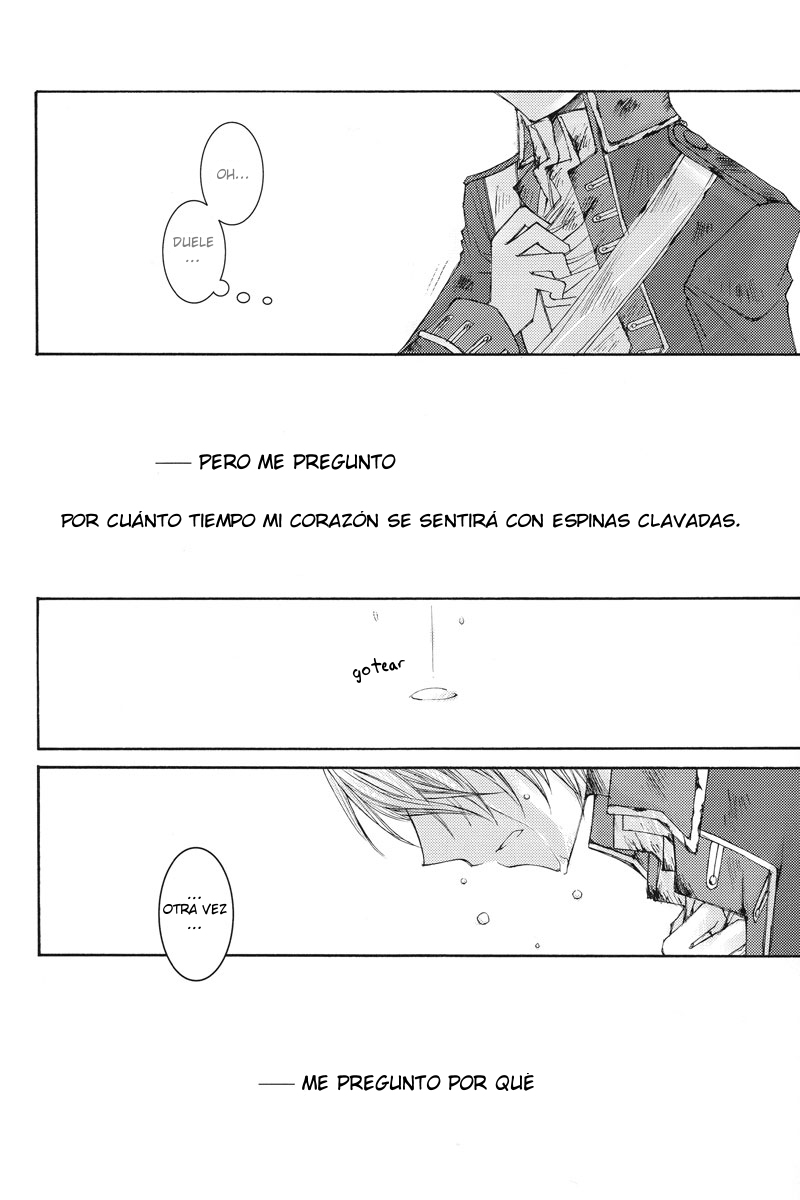 [TOP SECRET (Akatsuki Keiko)] Tobenai Tori to Toge no Hana - Earthbound bird and flower of thorn (Axis Powers Hetalia) [Spanish] [Mirus Mayhem] page 34 full