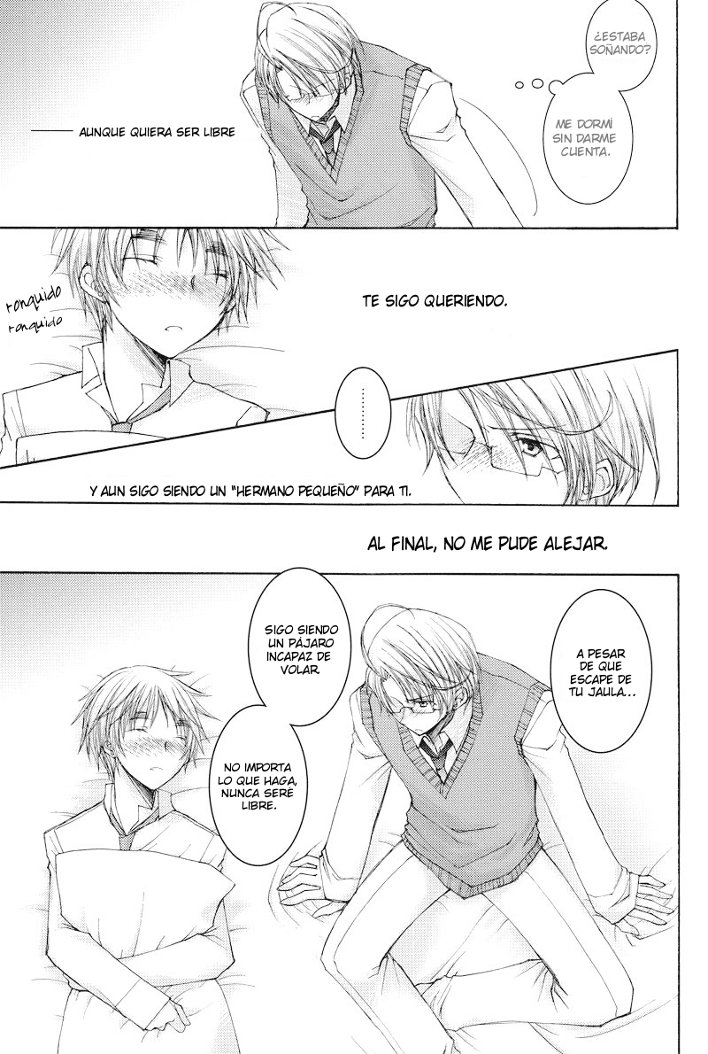 [TOP SECRET (Akatsuki Keiko)] Tobenai Tori to Toge no Hana - Earthbound bird and flower of thorn (Axis Powers Hetalia) [Spanish] [Mirus Mayhem] page 39 full