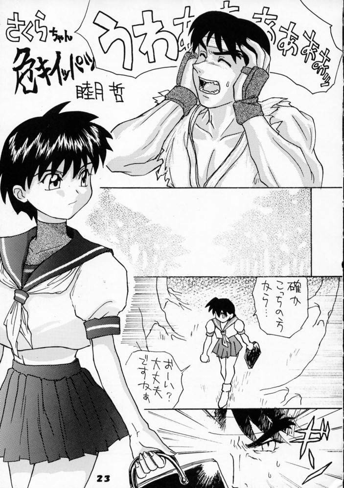 (C50) [Ginza Taimeiken (Various)] Kyousha Retsuden Sakura (Street Fighter) page 21 full