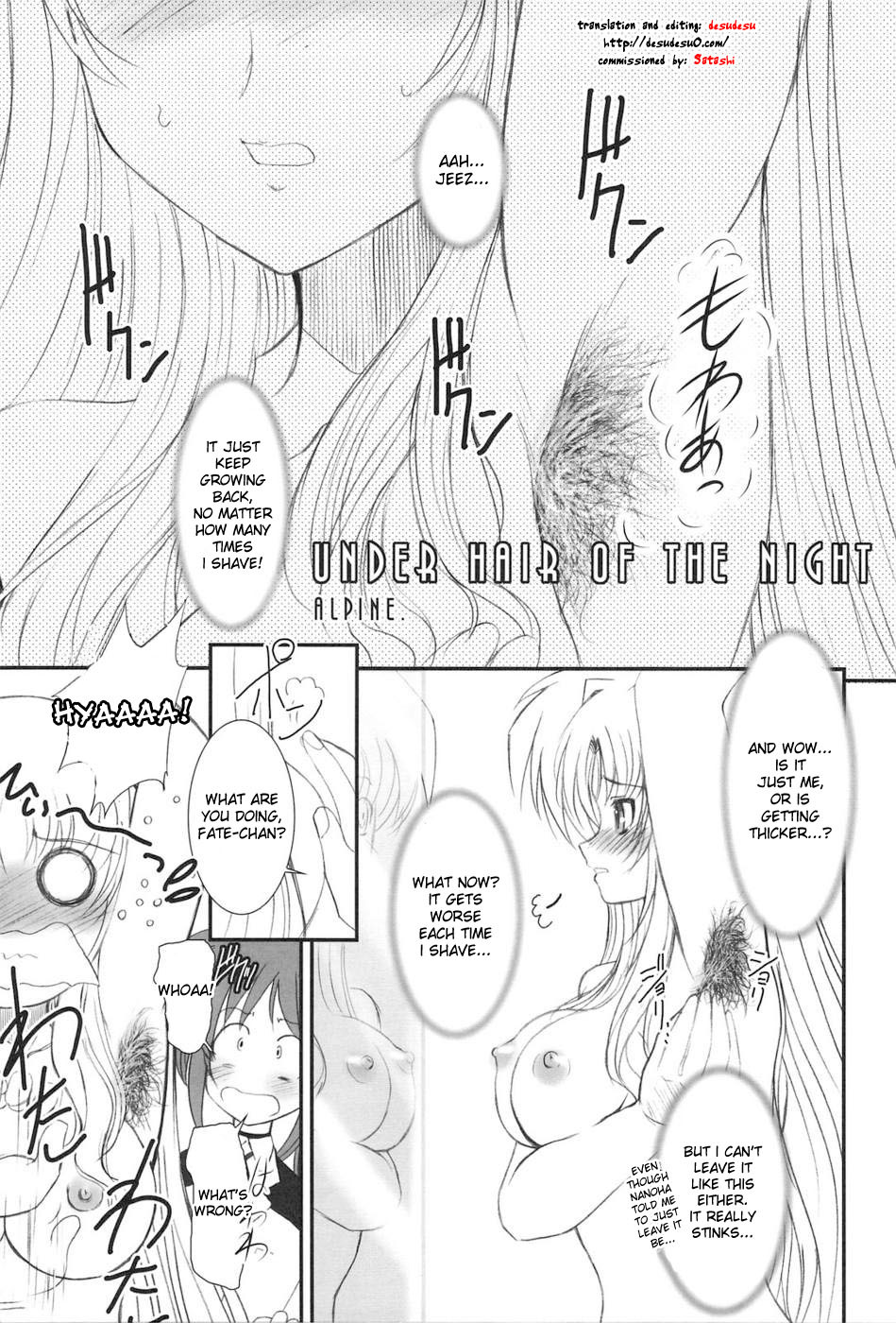 (C77) [DIEPPE FACTORY Darkside (Alpine)] UNDER HAIR (Mahou Shoujo Lyrical Nanoha StrikerS) [English] [desudesu] page 9 full