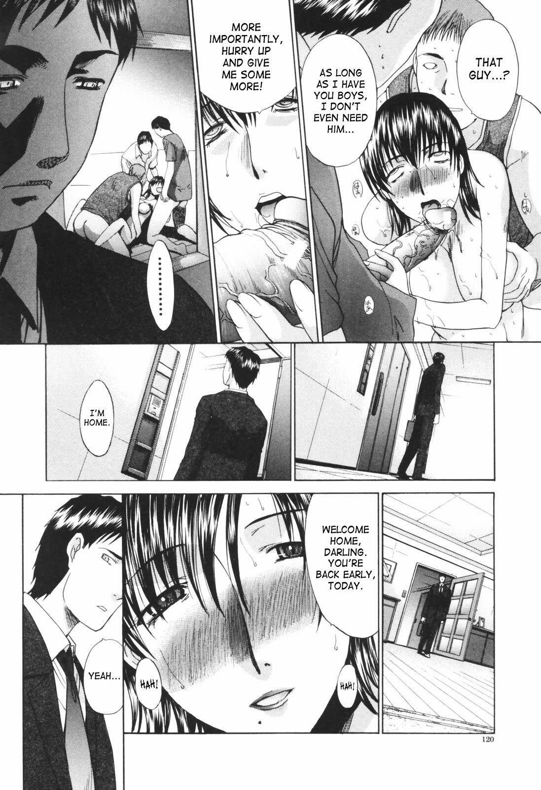 [Itaba Hiroshi] Tsuma Kyoko - My Wife, Kyoko | Married Woman Kyouko Ch. 1-6 [English] [SaHa] page 119 full