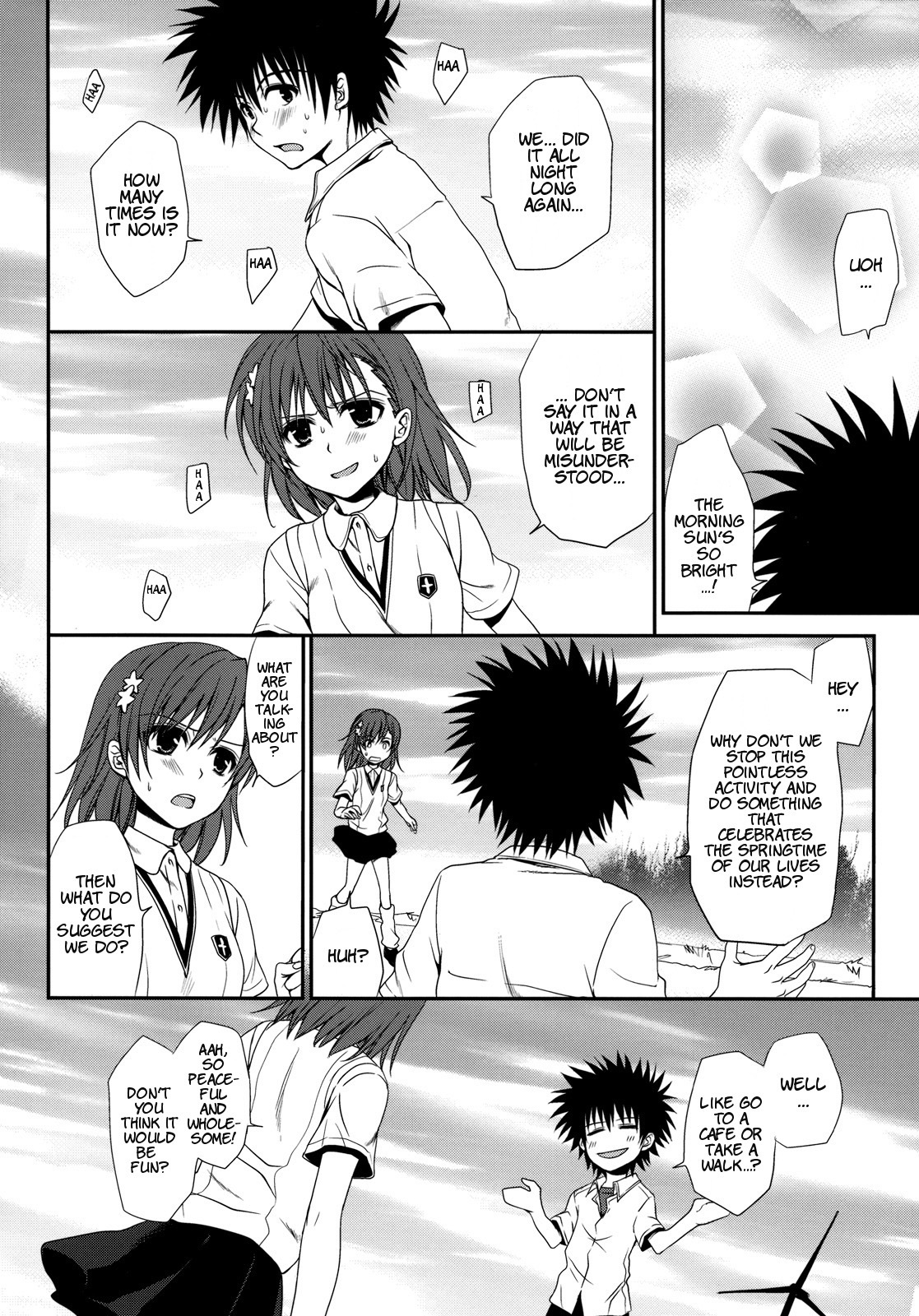 (C77) [Takumi na Muchi (Horyuu Tobiyuki)] Choudenji Hou no Sasoikata (Toaru Majutsu no Index) [English] [YQII] page 4 full