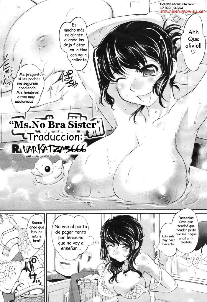 [RAYMON] Miss Bra n Chichi Ane | Ms. No-Bra Sister (COMIC Momohime 2009-04 Vol. 102) [Spanish] [Varkatzas666] [Decensored] page 1 full