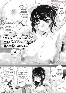 [RAYMON] Miss Bra n Chichi Ane | Ms. No-Bra Sister (COMIC Momohime 2009-04 Vol. 102) [Spanish] [Varkatzas666] [Decensored] - page 1