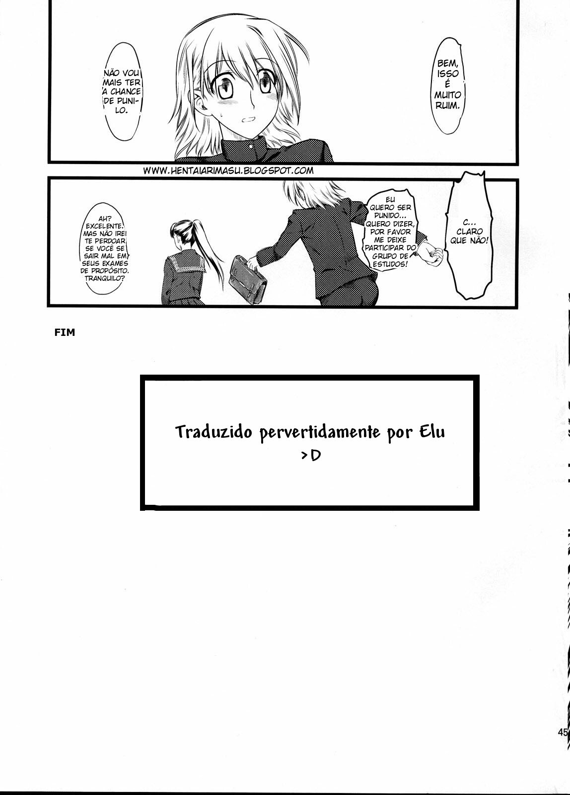 (C75) [Hi-PER PINCH (clover)] Naburi x2 [Portuguese-BR] [Hentai Arimasu] page 44 full