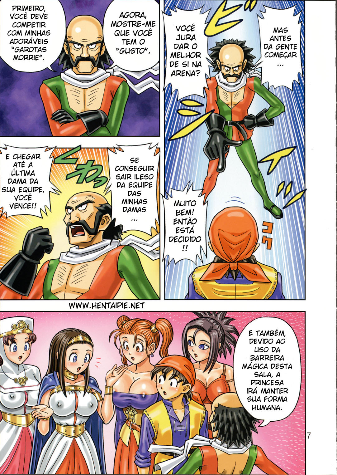 [Muchi Muchi 7 (Hikami Dan, Terada Zukeo)] Muchi Muchi Angel Vol. 9 (Dragon Quest VIII) [Portuguese-BR] [Hentai Pie] page 9 full