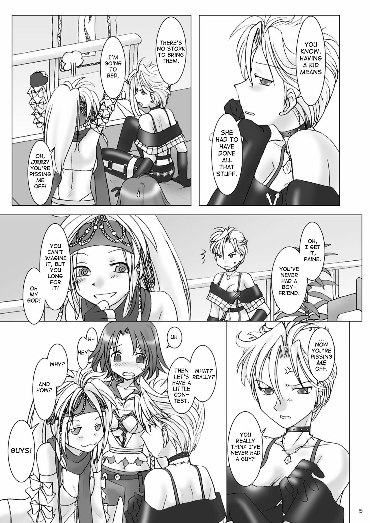 (C64) [Purin Hausu (Hirate Miki, Nakai Kana)] GPX-2 (Final Fantasy X-2) [English] [Neko Neko Wai] page 6 full