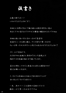 (C76) [Nanatsu no Kagiana (Nanakagi Satoshi)] Hanarerarenai... - page 22