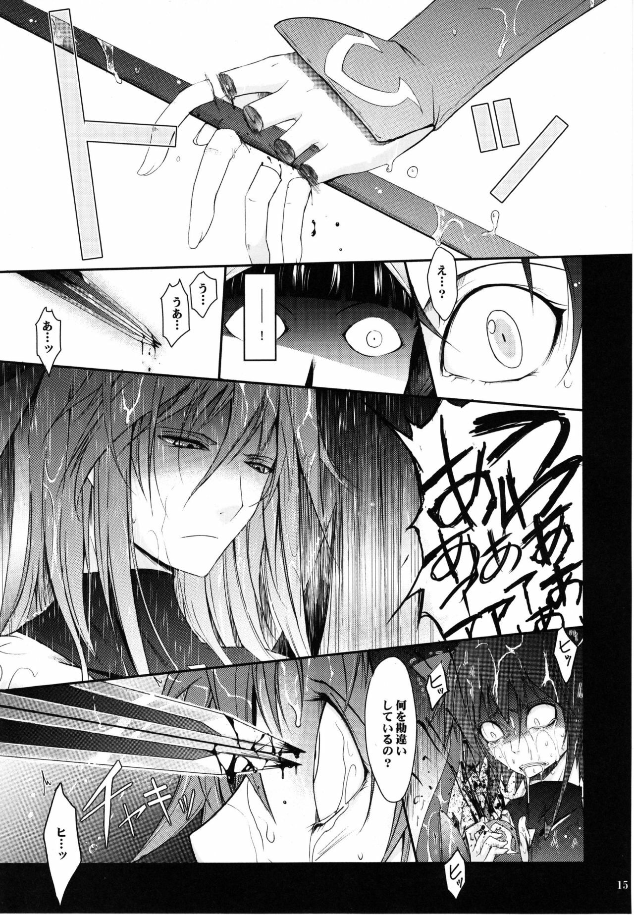 (C77) [Garyuh-Chitai (TANA)] Touchuu Kasou (Mahou Shoujo Ai) page 14 full