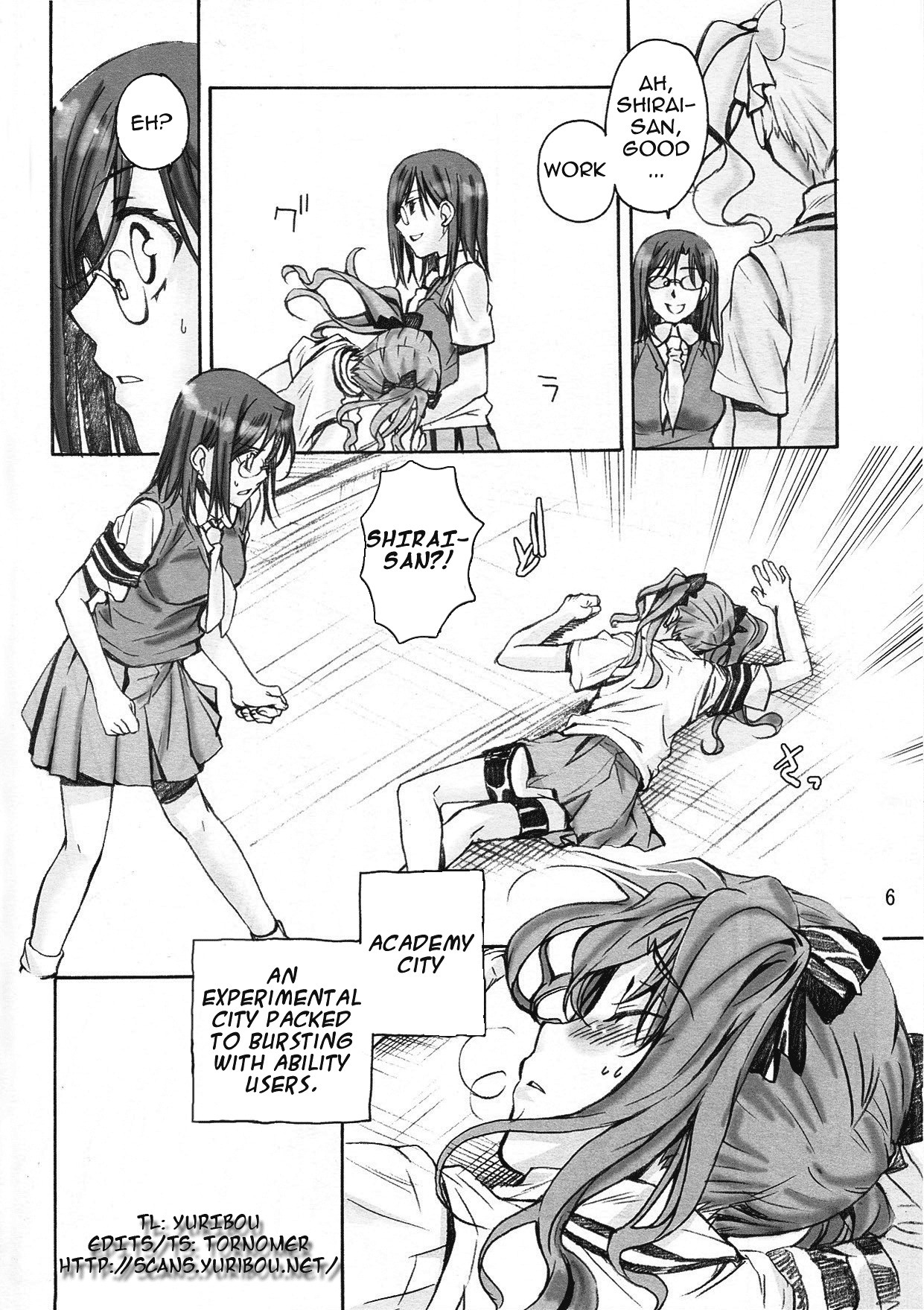 (C77) [MEGA-MIX (Katase Minami)] Toaru Kagaku no Judgement (Toaru Kagaku no Railgun) [English] [Yuribou] page 6 full