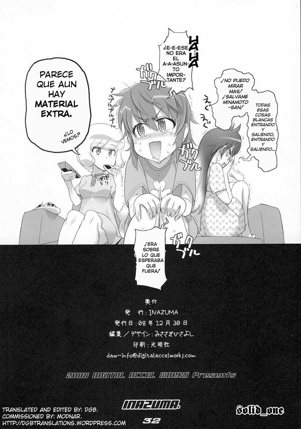 (C75) [DIGITAL ACCEL WORKS (INAZUMA.)] gRand theft samen four~ (Zettai Karen Children) [Spanish] [solid_one] page 31 full