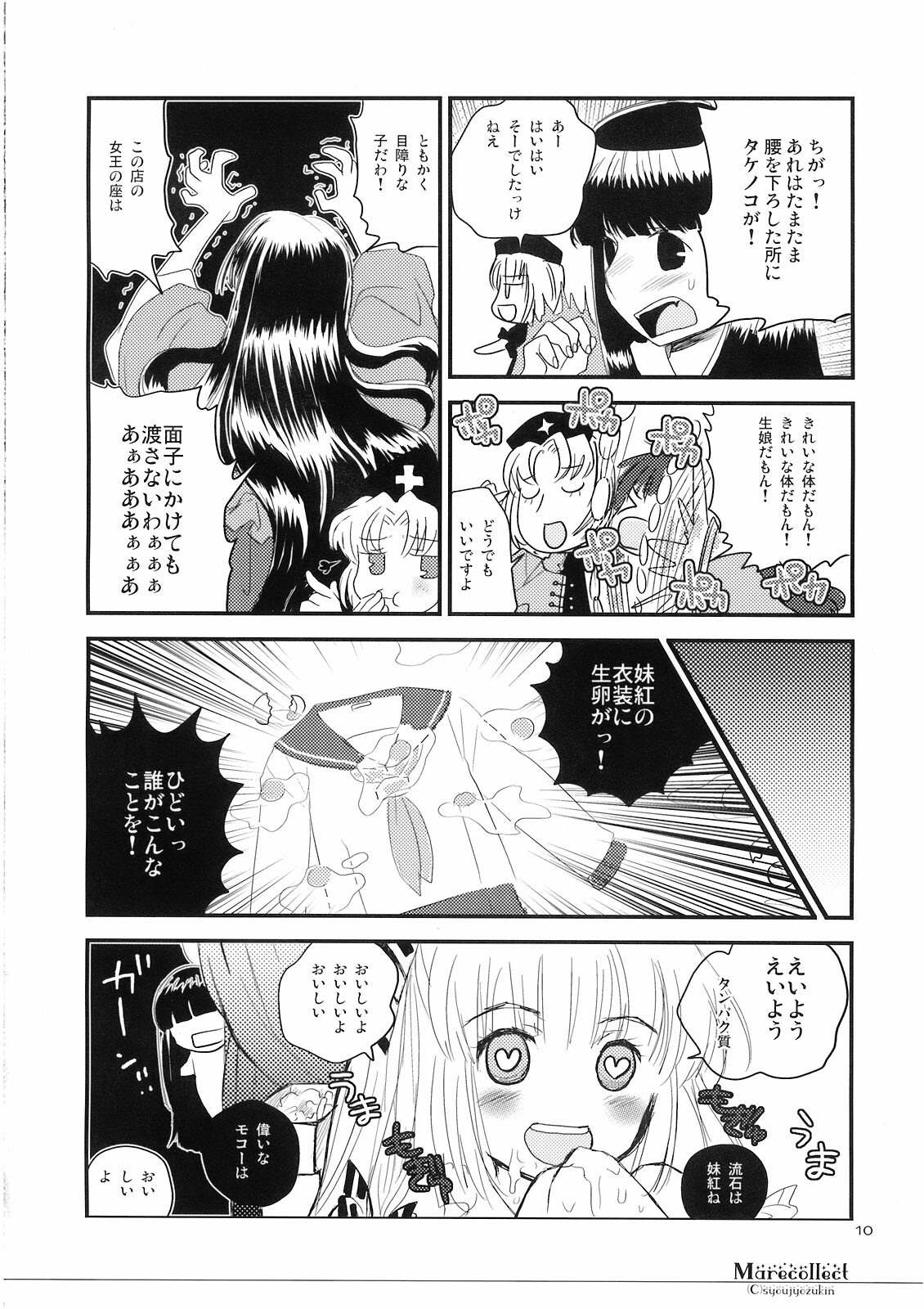 (C74) [Shoujo Zukin (Hatomugi Munmun)] Marecollect (Touhou Project) page 10 full