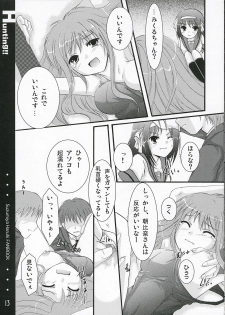 (SC32) [Harukomachikan. (Nakazuki Yuuna)] Hunting! (Suzumiya Haruhi no Yuuutsu) - page 12