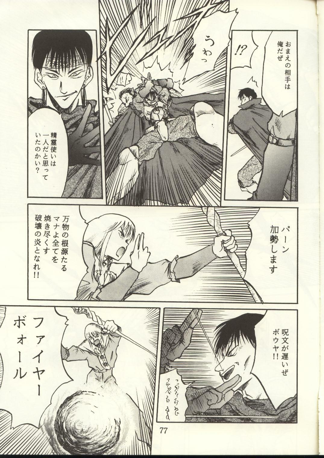 [Waku Waku Doubutsuen, Neko Apron (Various)] DIEDLIT 2 (Record of Lodoss War) page 76 full