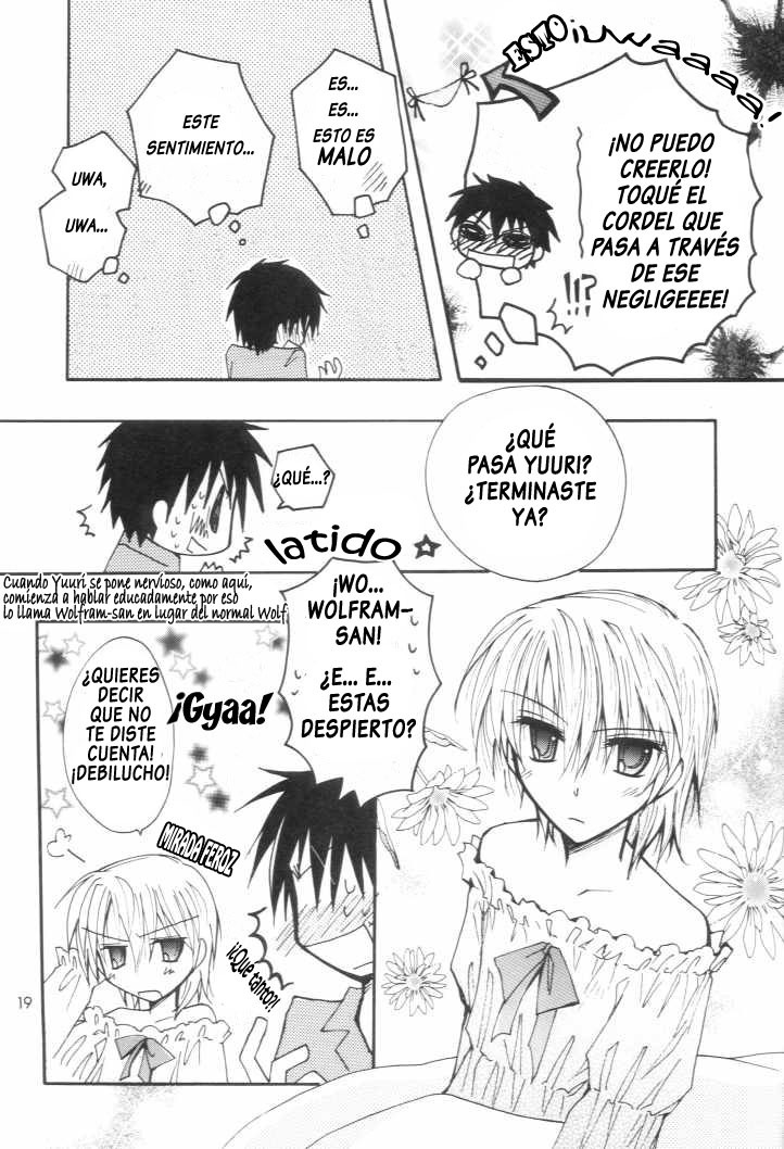 (C67) [Yukinco (Kiriga Yuki)] Datte Kimi ga Suki nanda | Pero te Amo (Kyo Kara Maoh!) [Spanish] [Riruyu] page 15 full