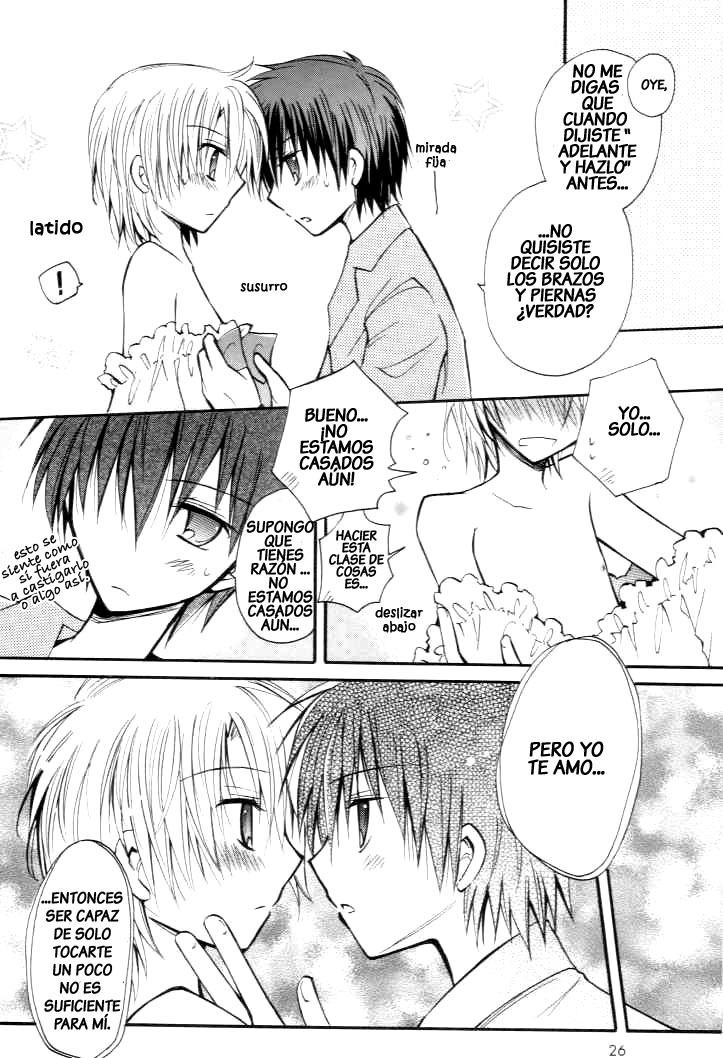 (C67) [Yukinco (Kiriga Yuki)] Datte Kimi ga Suki nanda | Pero te Amo (Kyo Kara Maoh!) [Spanish] [Riruyu] page 22 full